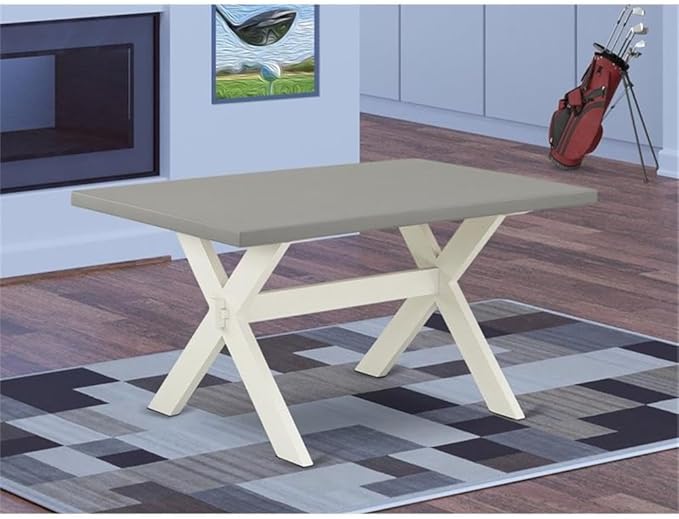 East West Furniture XT096 X-Style Modern Kitchen Table - Image 2