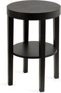 Kate and Laurel Talcott Modern Round Wood Side Table, Natural Wood, by KateandLaurel
