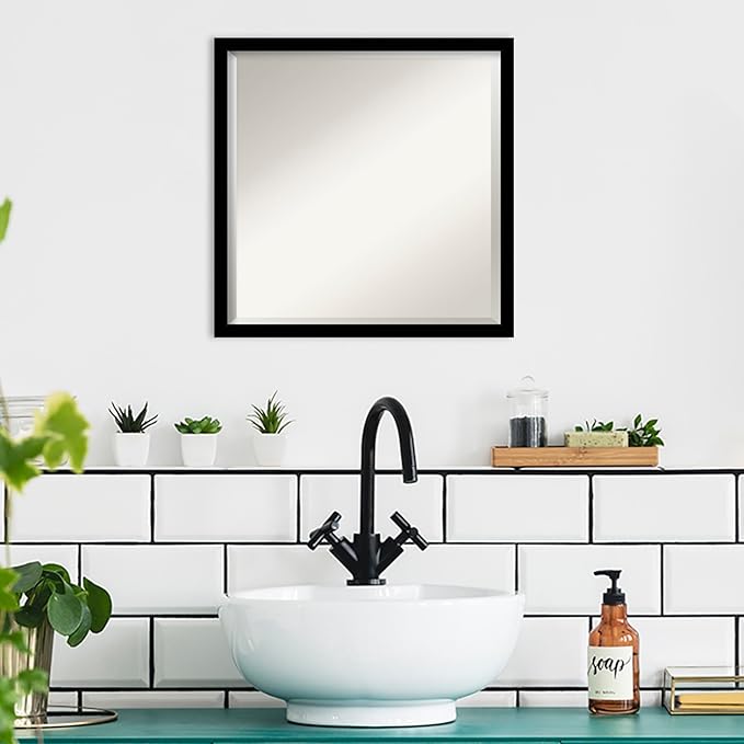 Amanti Art Black Bathroom Mirror - Image 5