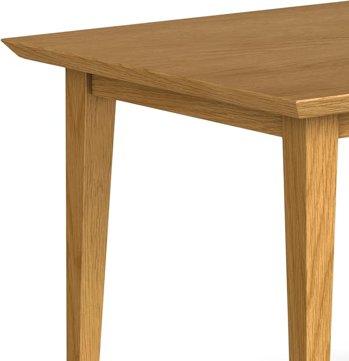 SIMPLIHOME Colby Dining Table, Solid Wood Oak Veneer in Oak, 60 x 36 inches - Image 9