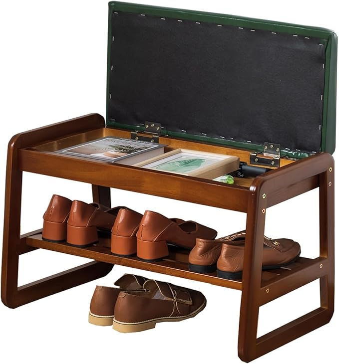 latifolia Shoe Rack Bench, Entryway Shoe Bench by Latifolia