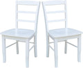 International Concepts Set of Two Madrid Ladderback Dining Chairs by InternationalConcepts