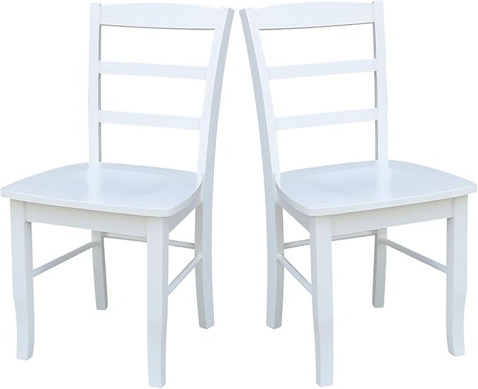 International Concepts Set of Two Madrid Ladderback Dining Chairs - Image 12