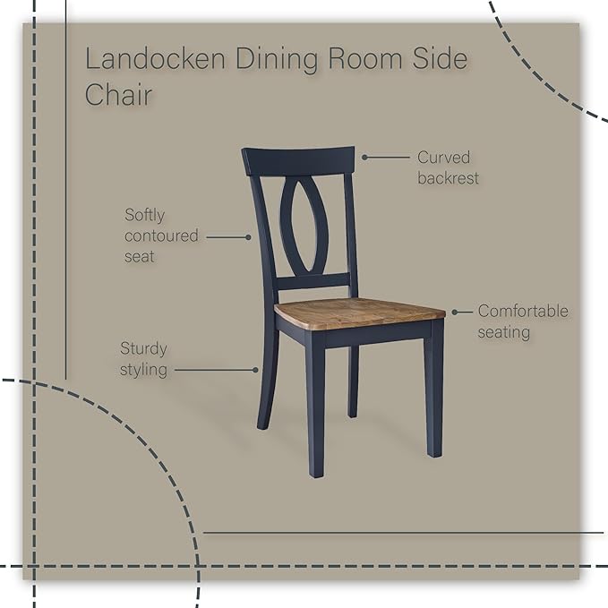 Signature Design by Ashley Landocken Casual Armless Dining Chair - Image 7