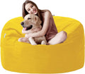 3FT Bean Bag Chair with Ultra Soft Velvet Cover Bean Bag Sofa with Memory Foam by Unknown