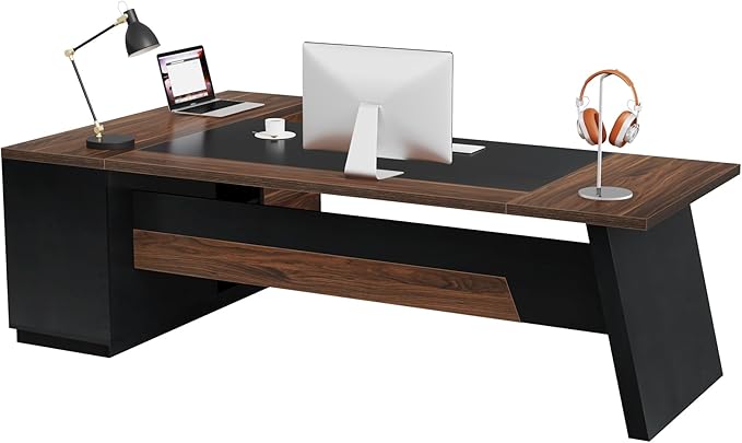 Tribesigns 78" L-Shaped Executive Desk, Large Office Desk - Image 8