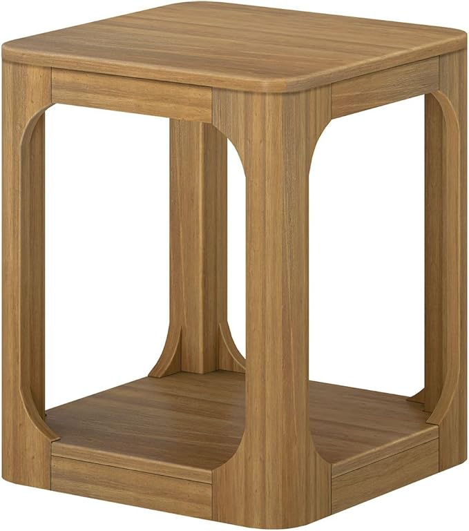 Plank+Beam Modern Rounded Square Side Table - Image 4
