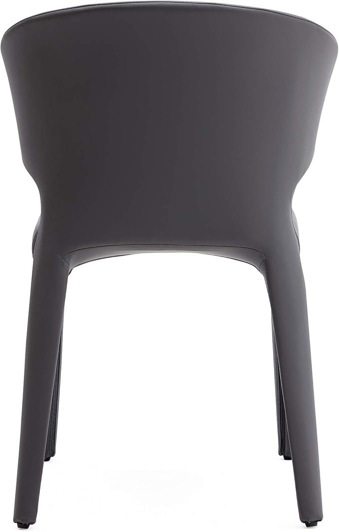 Manhattan Comfort Conrad Mid Century Modern Dining Chairs Woven Tweed - Image 9