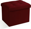 Ottoman Storage Ottoman Foot Rest Stool Foldable Bench by DOCVANIA
