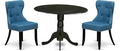 East West Furniture DLSI3-BLK-21 3 Piece Dining Table Set by EastWestFurniture
