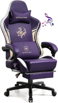 GTPLAYER Gaming Chair with Bluetooth Speakers and Footrest, Dragon Series Video by GtracingDirect