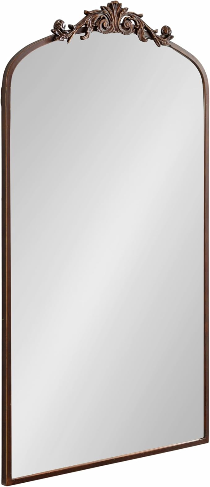 Kate and Laurel Arendahl Glam Arched Tall Panel Mirror; 24 x 42; Bronze; by KateandLaurel