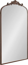 Kate and Laurel Arendahl Glam Arched Tall Panel Mirror; 24 x 42; Bronze; by KateandLaurel