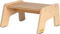 1-Step Wooden Step Stool for Toddlers | Kids Step Stool for Bathroom Sink by Ocodile