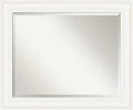 Amanti Art White Bathroom Mirror by AmantiArt