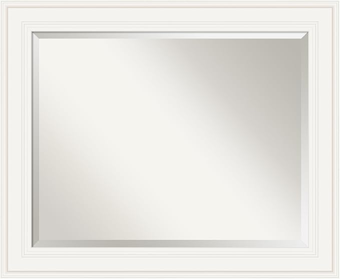 Amanti Art White Bathroom Mirror by AmantiArt
