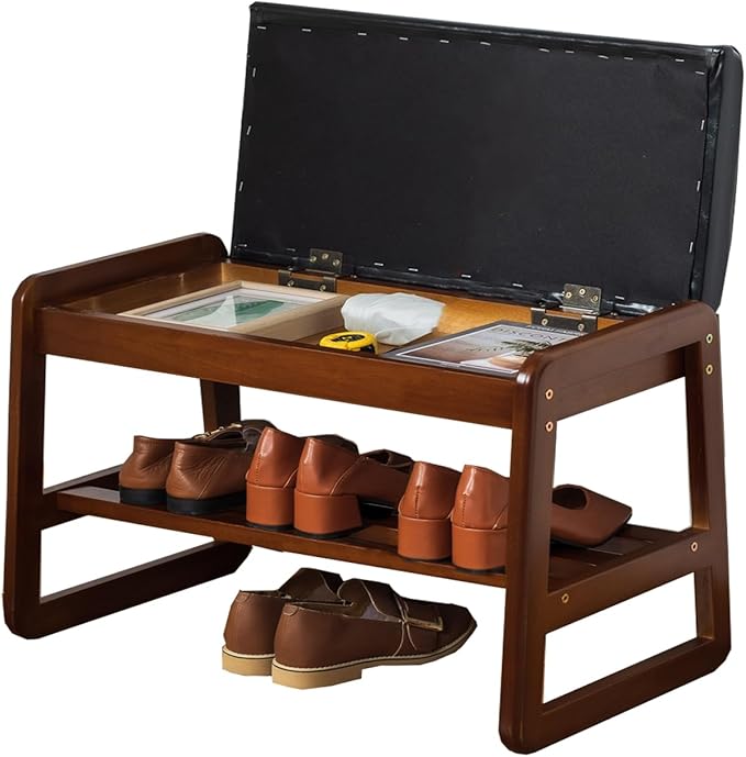 latifolia Solid Wood Bench, Entryway Shoe Bench by Latifolia