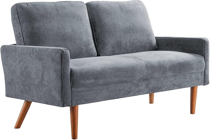 Kent Velvet Loveseat Sofa, European Style - Image 5