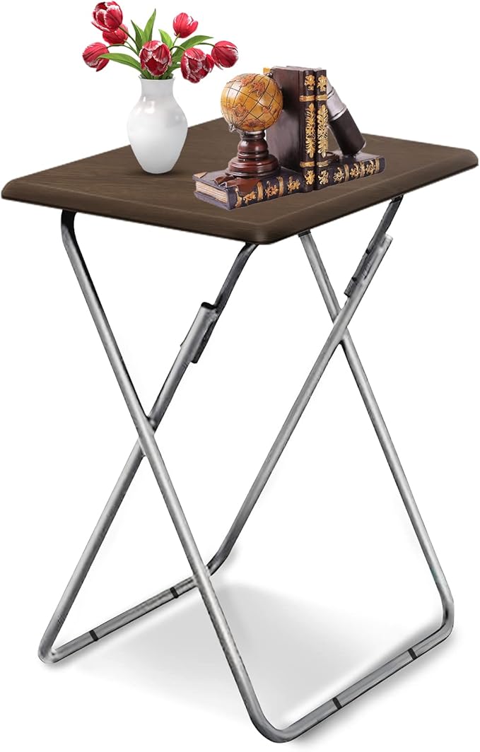 Garden 4 you 25In Portable Folding TV Tray Table on Bed & Sofa, TV Dinner Tray by Garden4you