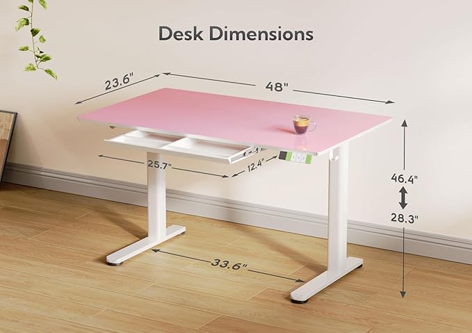 INNOVAR Glass Standing Desk - Image 3