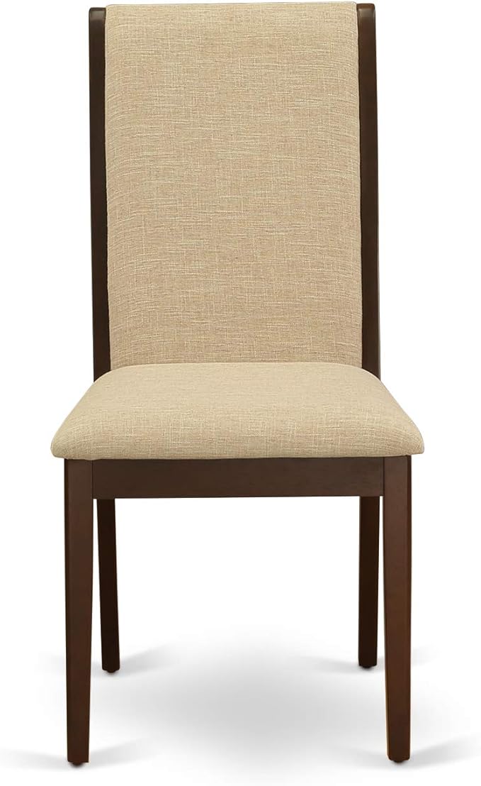 East West Furniture ESLA3-MAH-04 3 Piece Kitchen Table & Chairs Set Contains a - Image 6