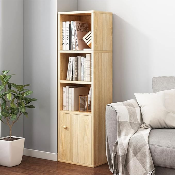 IOTXY Small Narrow Corner Bookcase by IOTXY