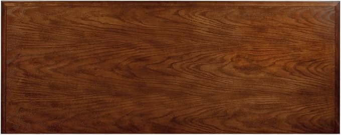 Leick Home 82350 Solid Wood Mission Oak Three Door TV Stand - Image 5