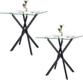 Small Side Coffee Table Set of 2 by NIERN
