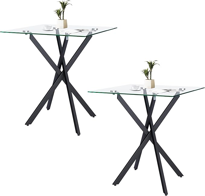 Small Side Coffee Table Set of 2 by NIERN