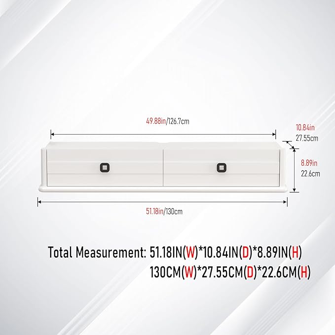 Pmnianhua High Gross Floating TV Stand, Floating Entertainment Center - Image 2
