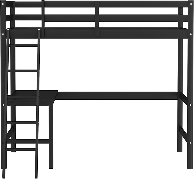 Hillsdale Caspian Youth Solid Wood Twin Loft Bed - Image 12