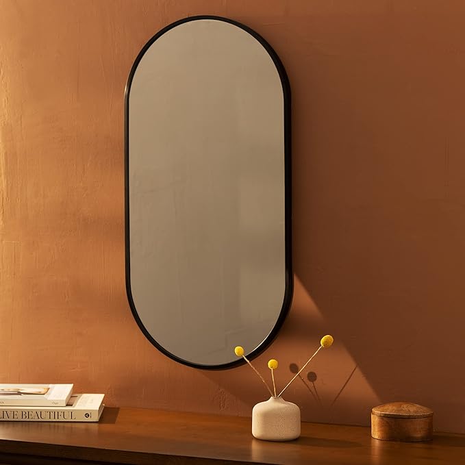 Navaris Oval Wall Mirror - Image 2