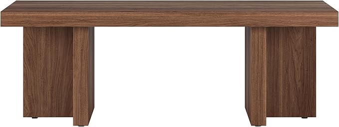 Henn&Hart 44" Rectangular Low-Profile Wood Coffee Table - Image 6