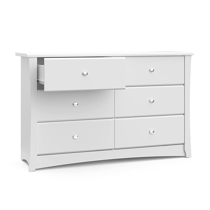 Storkcraft Crescent 6 Drawer Double Dresser – GREENGUARD Gold Certified - Image 14