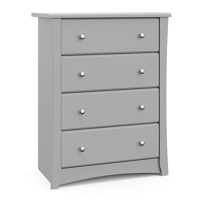 Storkcraft Crescent 4 Drawer Chest – GREENGUARD Gold Certified, Easy-to-Match by Storkcraft