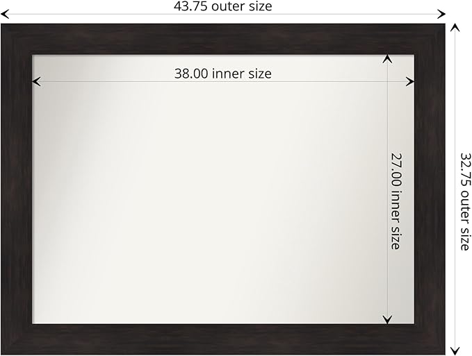 Amanti Art Silver Bathroom Mirror - Image 4
