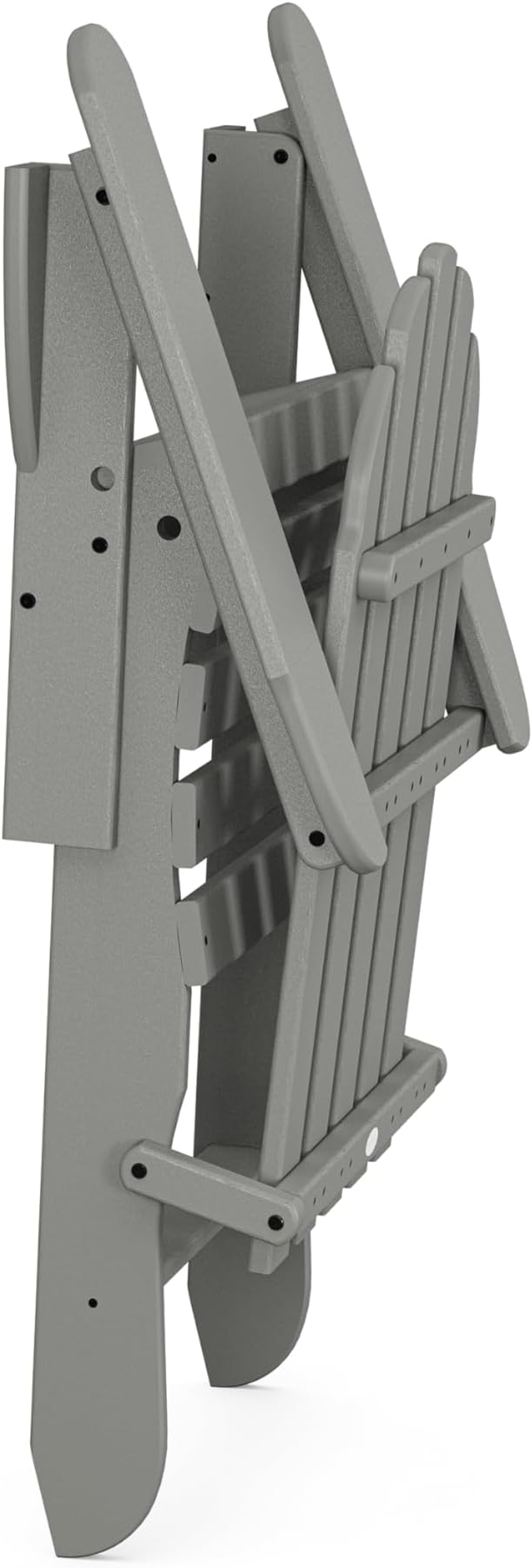 POLYWOOD AD5030GY Classic Folding Adirondack, Slate Grey - Image 7