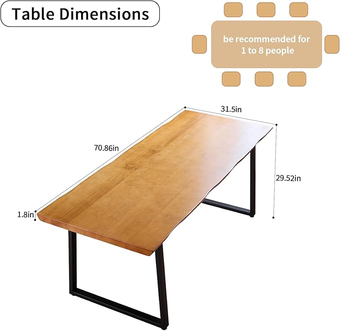 Modern Solid Wood Executive Desk – Spacious and Minimalist Home Office - Image 3