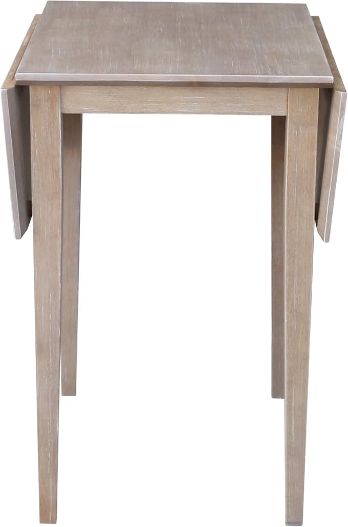IC International Concepts, Solid Wood Small Drop Leaf Dining Table, Solid Real - Image 11