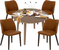 COLAMY 5-Piece Extendable Dining Table Set by COLAMYINC