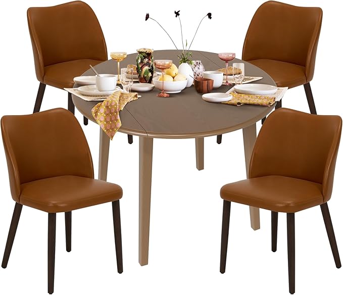COLAMY 5-Piece Extendable Dining Table Set by COLAMYINC