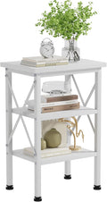 VECELO Modern Nightstands X-Design Side End Table Night Stand by VECELO