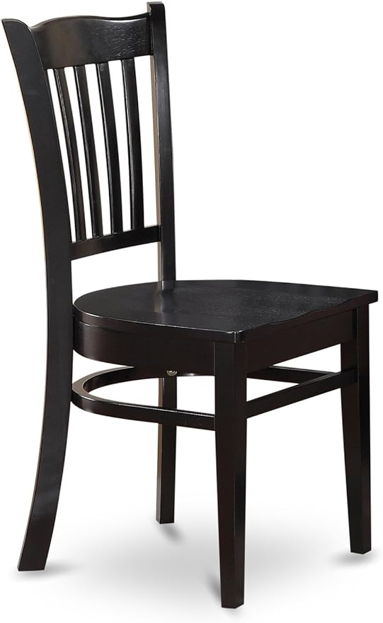 East West Furniture LGGR9-BLK-W 9 Piece Modern Dining Table Set Includes a - Image 7