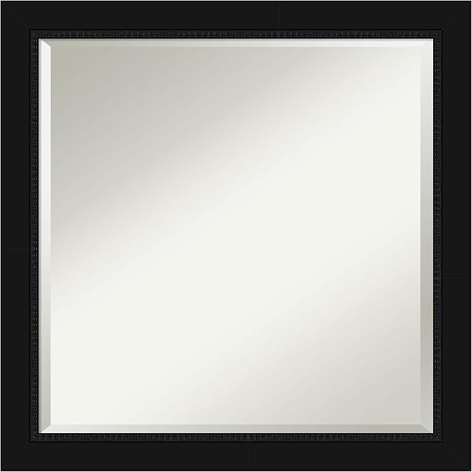 Amanti Art Black Bathroom Mirror by AmantiArt