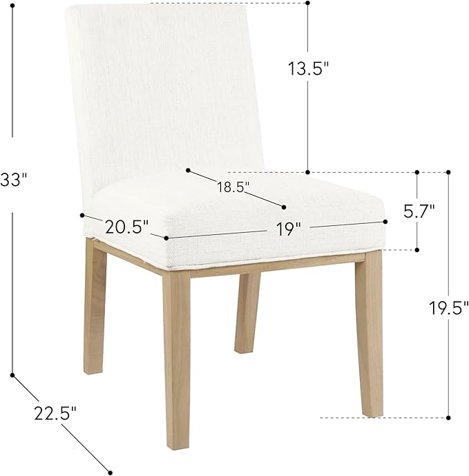 HomePop Kolbe Upholstered Dining Chair - Image 3