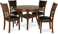 New Classic Furniture Gia 5-Piece Round Dining Set by NewClassicFurniture