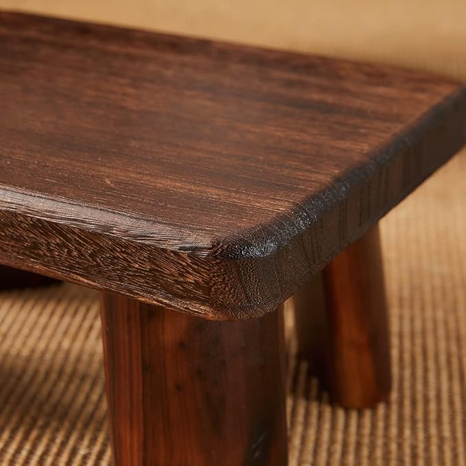 Wooden Stool, Rectangular Bedside Step Stool, Step Ladder - Image 3