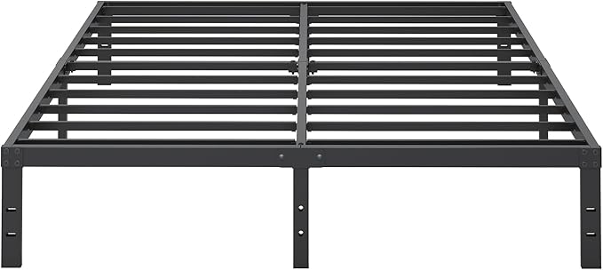 10 Inch King Size Bed Frame, Platform Metal Bed Frame King Heavy Duty Steel by Cieemine