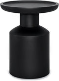 SIMPLIHOME Haynes 16-inch Wide Solid Mango End Table in Black, Handcrafted by SimpliHome