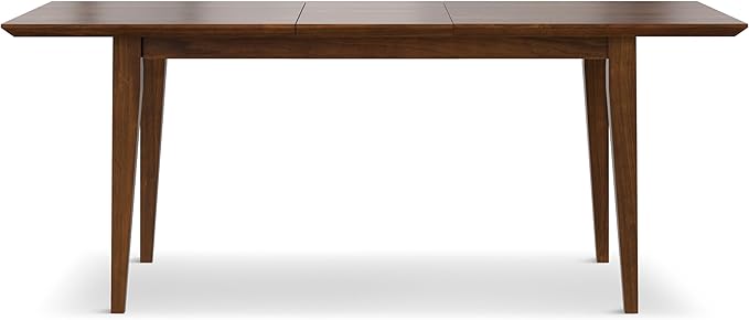 SIMPLIHOME Colby Extendable Dining Table, Solid Wood Walnut Veneer in Walnut - Image 7